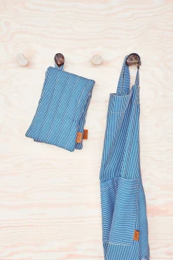 OYOY Living Design Forklæde Striped Demin Lion