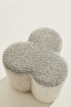 Pastill Bodhi puf i bouclé ø 40 cm