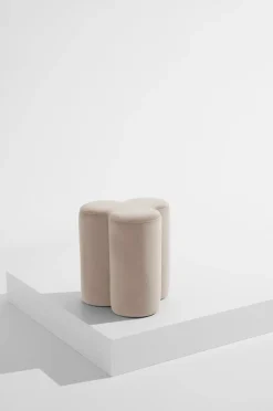 Pastill Bodhi puf i velour Ø 40 cm