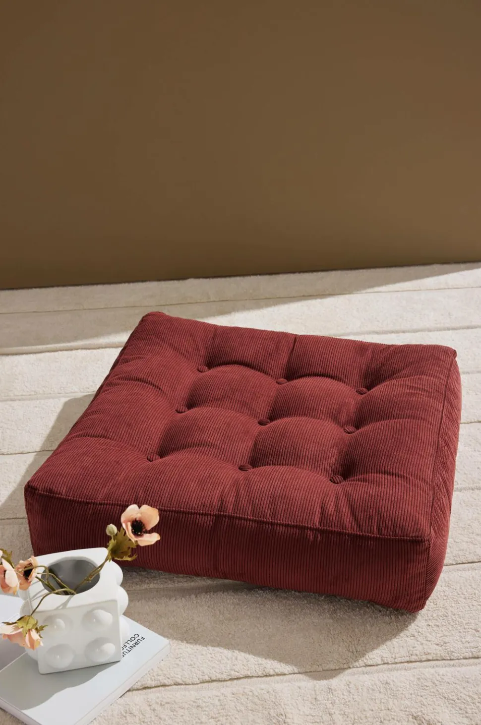 Pastill Luca gulvpude manchester 64x64x15 cm