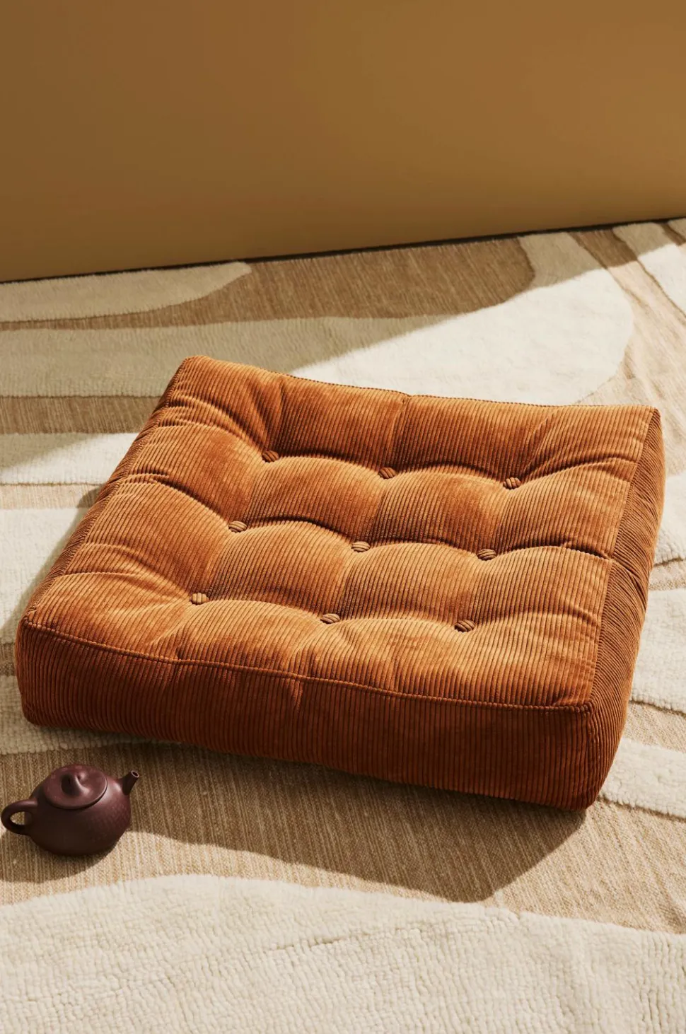 Pastill Luca gulvpude manchester 64x64x15 cm