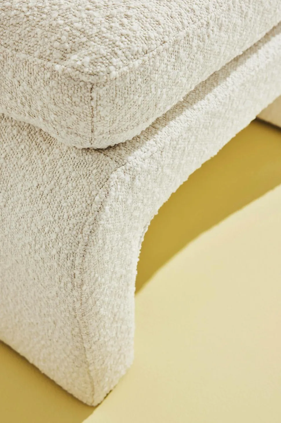 Pastill Mika puf bouclé