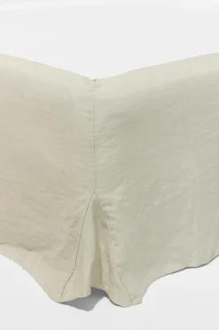 Pastill Viola sengekappe i fransk hør højde 60 cm