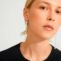 Pilgrim Ørestikker Basil Silver-plated