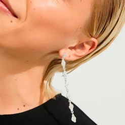 Pilgrim Ørestikker Basil Silver-plated