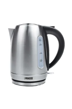 Princess Kedel 1,7l Rustfri 2200watt 0,7m ledning