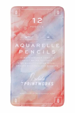 PRINTWORKS 12 Colour pencils - Aquarelle