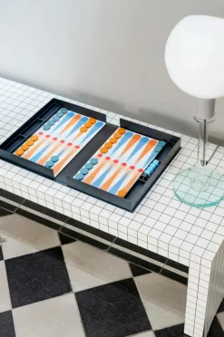 PRINTWORKS Klassisk - Backgammon-kunsten, antracit