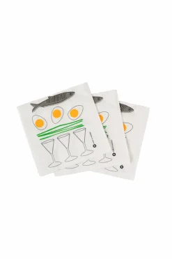 Rotor design Servietter Herring, æg og snaps 20-pak