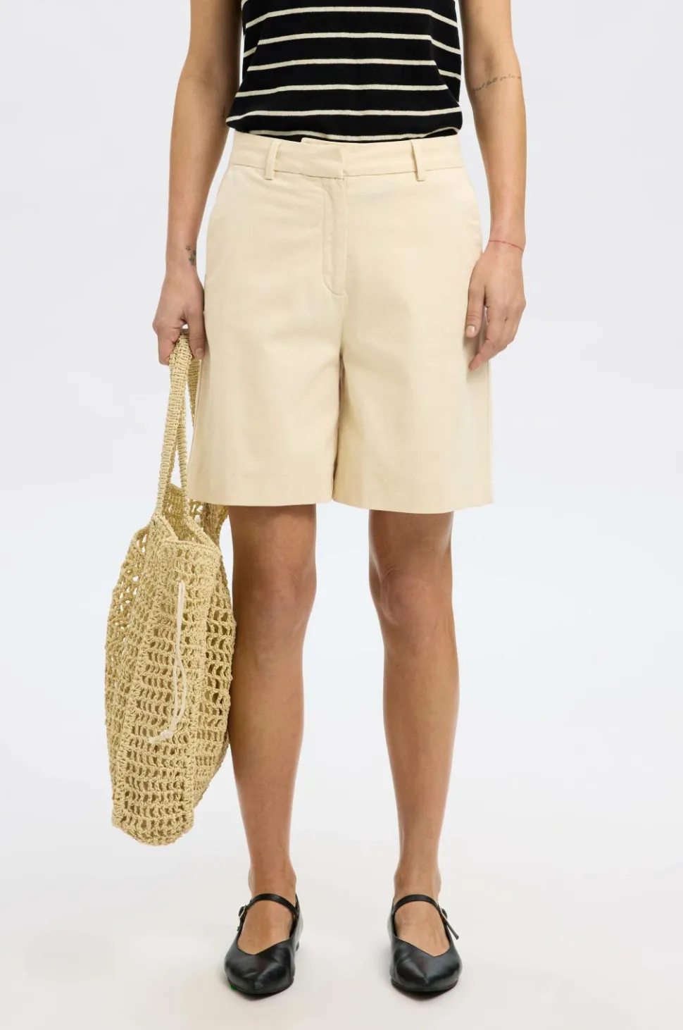 Selected FEMME Shorts slfVienna HW Wide Shorts