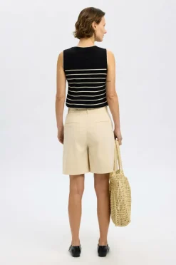 Selected FEMME Shorts slfVienna HW Wide Shorts