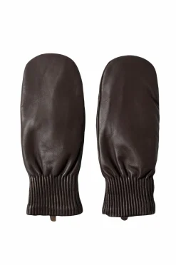 Selected FEMME Tommelhandsker slfOlga Padded Leather Mittens