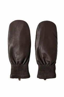 Selected FEMME Tommelhandsker slfOlga Padded Leather Mittens