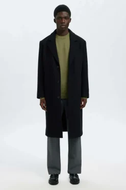 Selected HOMME Trøje Slhdane LS Knit Structure Crew Neck