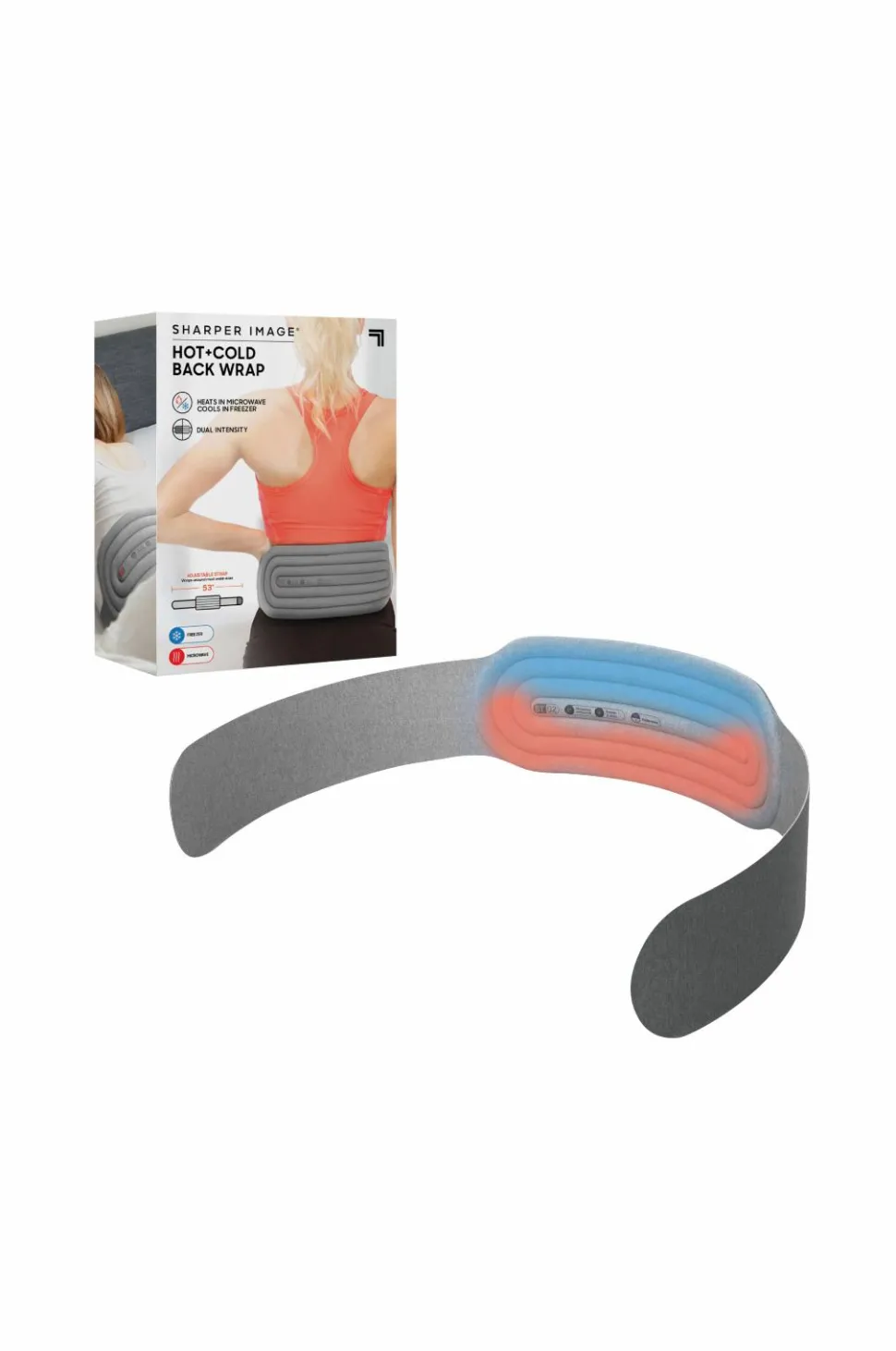 Sharper Image Compression Back Wrap Heated