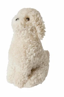 Skinnwille Snowy i fåreskind Curly