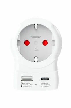 SKROSS Rejseadapter USB-A/USB-C 20W