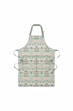 Spode Forklæde Morris & Co Strawberry Thief Cochineal /Willow