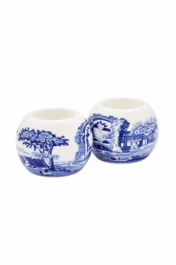 Spode Fyrfadsstager Blue Italian 6 cm x 7,5 cm, 2-pak