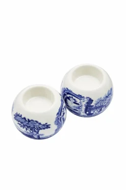 Spode Fyrfadsstager Blue Italian 6 cm x 7,5 cm, 2-pak