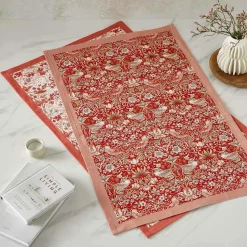 Spode Viskestykker Morris & Co Strawberry Thief Sæt med 2 stk.