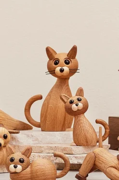 Spring Copenhagen Trædekoration Kat Lucky The Cat 15,9 cm