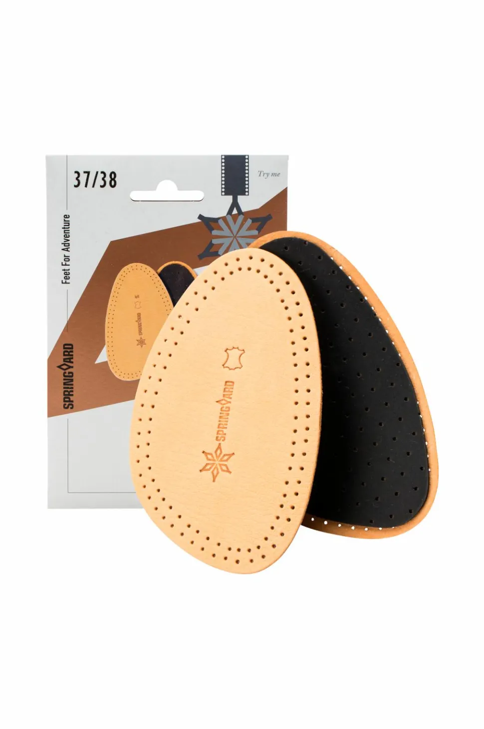 Springyard Halvsål skind