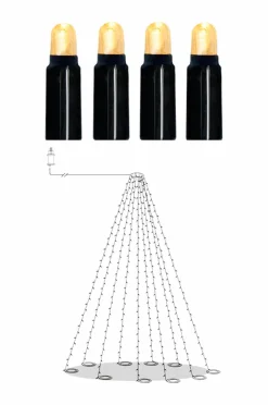 Star Trading Flagstangsbelysning Skinnende varm hvid