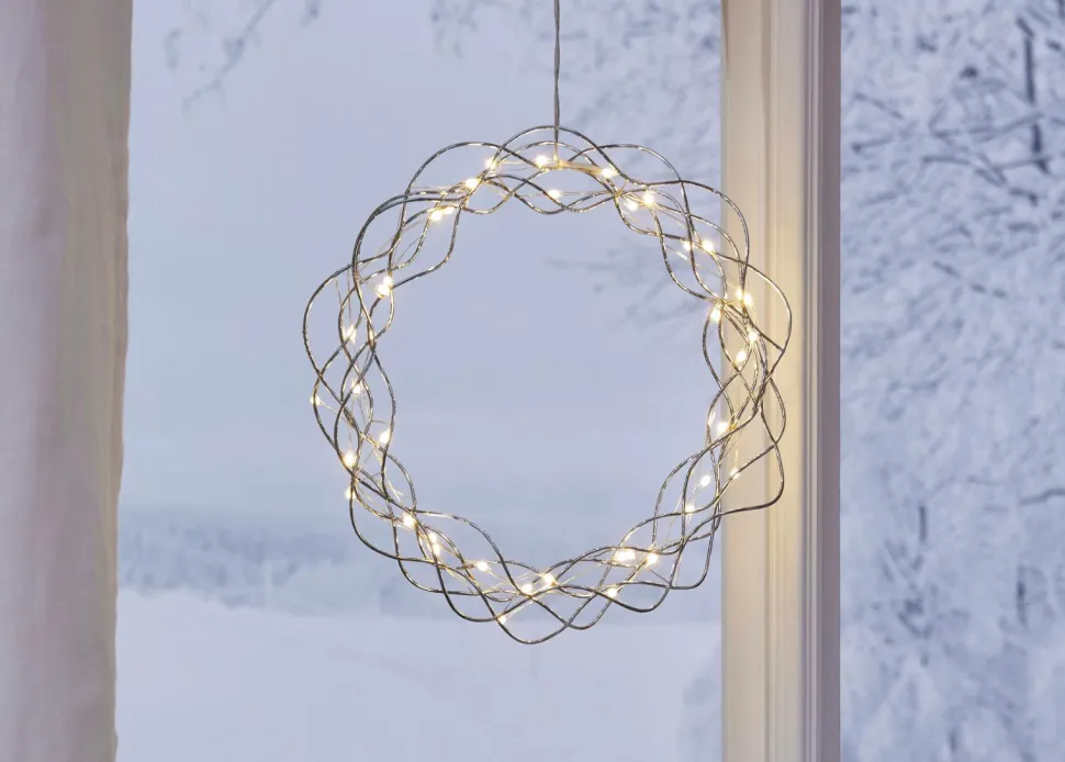 Star Trading Krøllet 30cm sølv