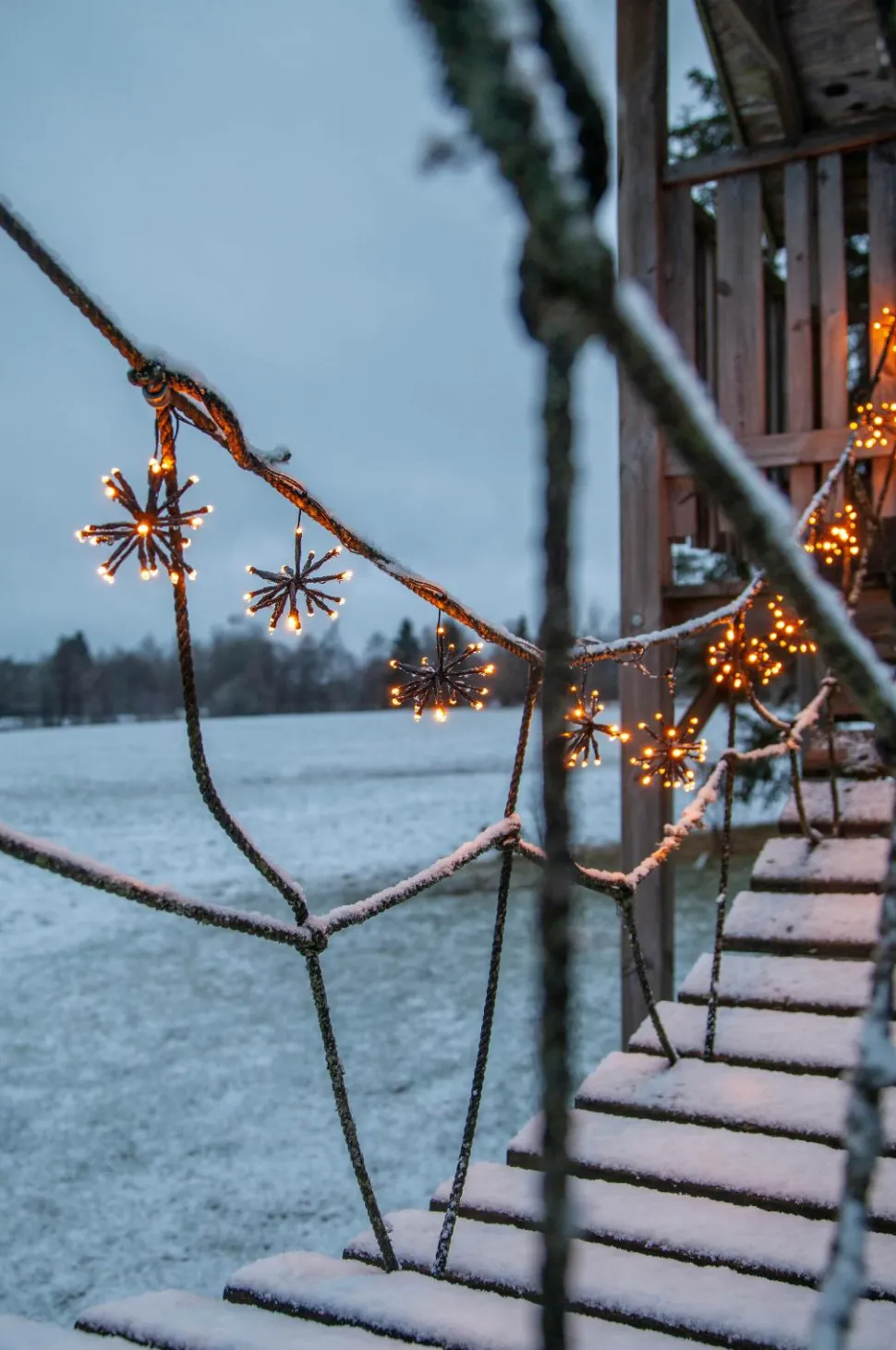 Star Trading Lyskæde Flower Curtain