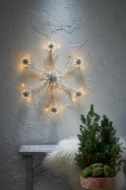 Star Trading Siluet Flower Snowflake 60 cm