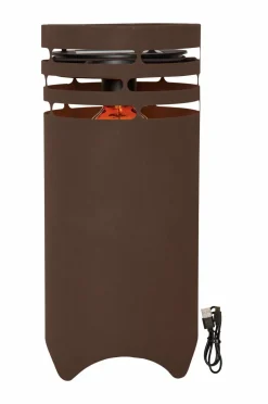 Star Trading Solcelle lanterne marron 40cm