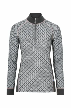 Termo Skiundertrøje Seaqual Jacquard Half-zip Women