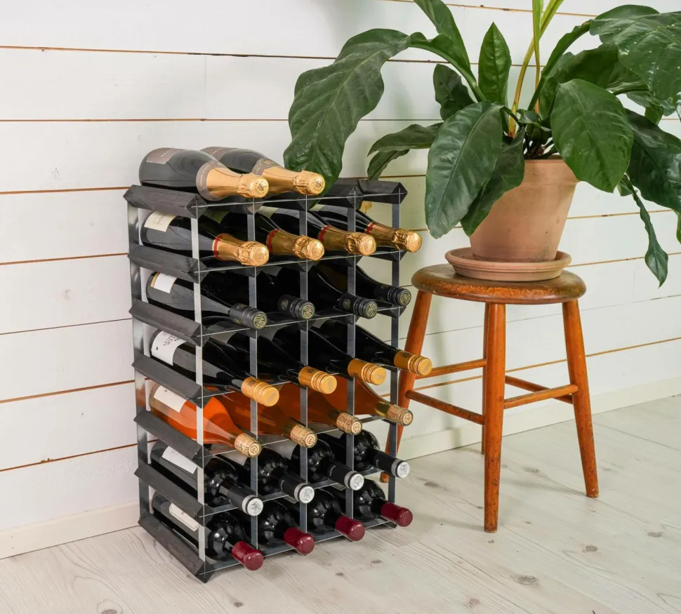 The Swedish Wine Rack Factory Vinreol 30 flasker samlet The Swedish Wine Rack Factory