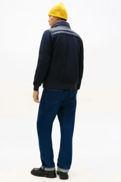 Tommy Hilfiger Jakke Mix Media Ess Rwb Stand Collar