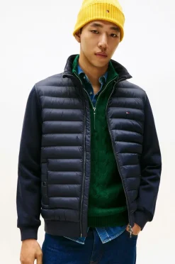 Tommy Hilfiger Jakke Mix Media Ess Rwb Stand Collar