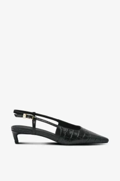 Tommy Hilfiger Slingbacks Croc Slanted Heel