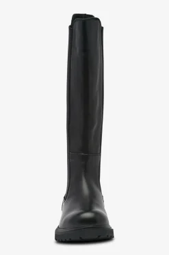 Tommy Hilfiger Støvler TH Lthr Cleated Long Boot