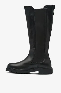 Tommy Hilfiger Støvler TH Lthr Cleated Long Boot