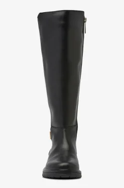 Tommy Hilfiger Støvler TH Logo Leather Long Boot