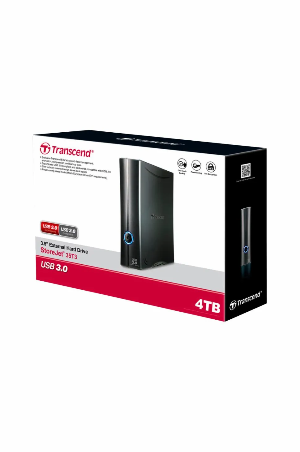 Transcend HDD StoreJet 3.5 4TB USB3