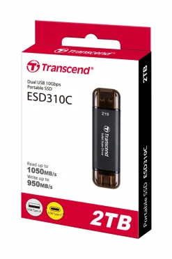 Transcend SSD Bærbar ESD310C - 2TB