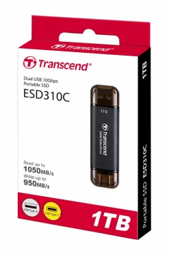 Transcend SSD Bærbar ESD310C - 1TB
