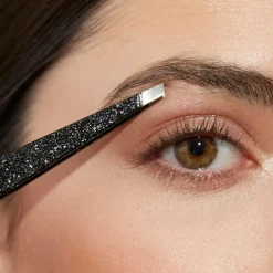 Tweezerman Slant Tweezer Sparkling Black Anniversary Retail