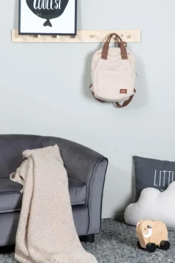 Venture Home Måna Kids Sofa - Black / Dark Grey Velvet