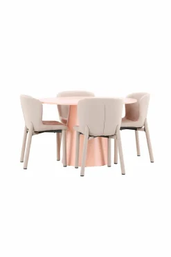 Venture Home Spisebord Lanzo med Astoria-stol