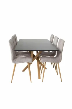 Venture Home Spisebordssæt Piazza med stole Windu