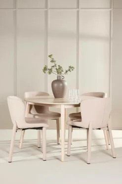 Venture Home Spisebord Flora med Astoria-stol