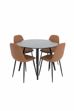 Venture Home Spisebordssæt Plaza med stole Polar