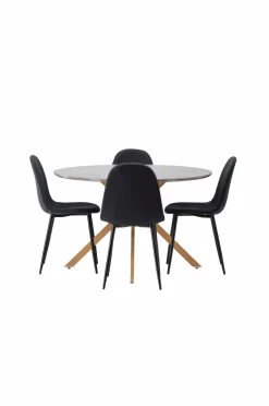 Venture Home Spisegruppe Piazza og stolene Polar